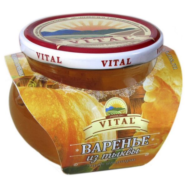 Варенье из тыквы Витал 0,43кг 1/12