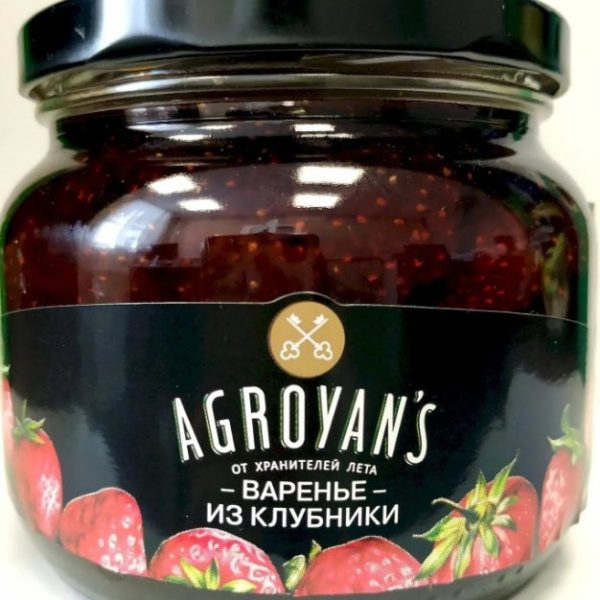 Варенье Клубника Агроянс 430гр 1/12