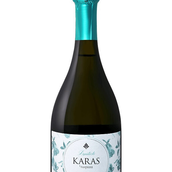 Игристое вино полусладкое белое, регион Армавир «КАРАС Дютич» 0,75л, 12% Тиеррас